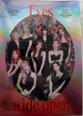 Photocard Twice - Eyes Wide Open